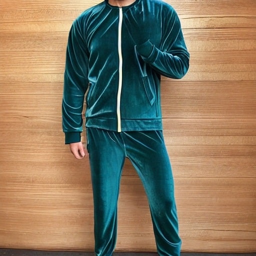 Luxury Redefined Embrace Comfort and Style with Men's Velour Tracksuit Sets