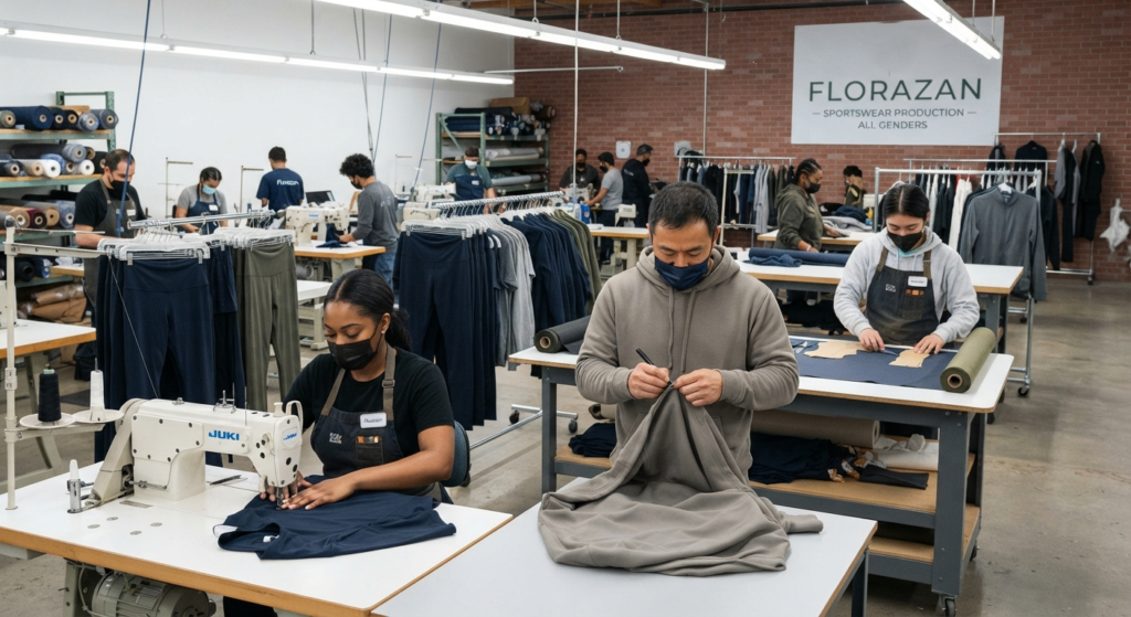sportswear production